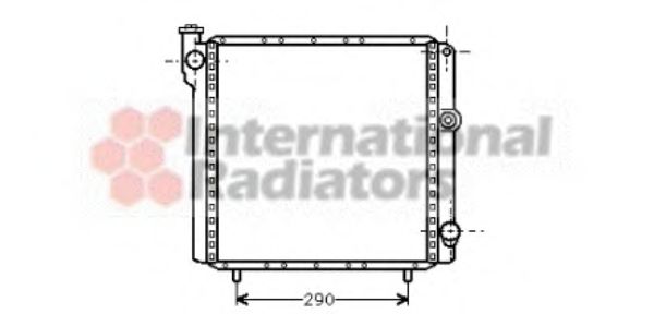 Imagine Radiator, racire motor VAN WEZEL 43002040