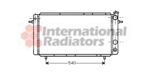 Imagine Radiator, racire motor VAN WEZEL 43002052