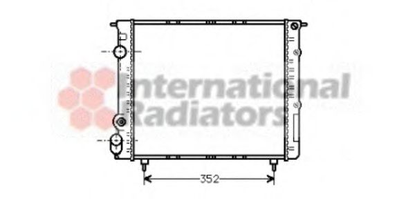 Imagine Radiator, racire motor VAN WEZEL 43002053