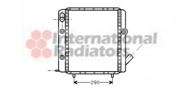 Imagine Radiator, racire motor VAN WEZEL 43002071