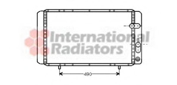 Imagine Radiator, racire motor VAN WEZEL 43002084