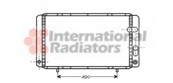 Imagine Radiator, racire motor VAN WEZEL 43002123