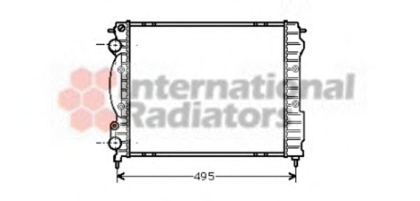 Imagine Radiator, racire motor VAN WEZEL 43002129