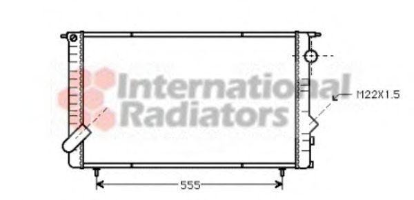 Imagine Radiator, racire motor VAN WEZEL 43002134