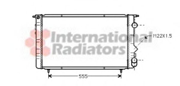 Imagine Radiator, racire motor VAN WEZEL 43002150