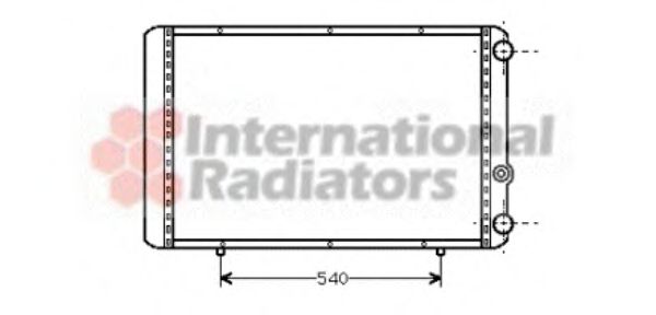 Imagine Radiator, racire motor VAN WEZEL 43002155