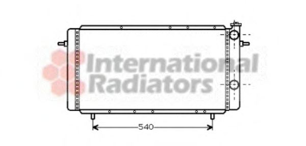 Imagine Radiator, racire motor VAN WEZEL 43002160