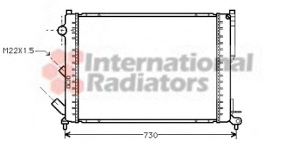 Imagine Radiator, racire motor VAN WEZEL 43002165