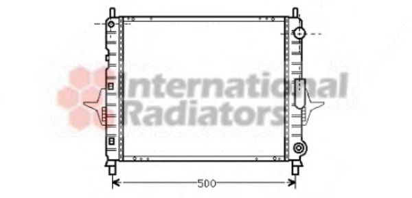 Imagine Radiator, racire motor VAN WEZEL 43002167