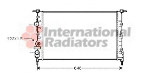 Imagine Radiator, racire motor VAN WEZEL 43002198