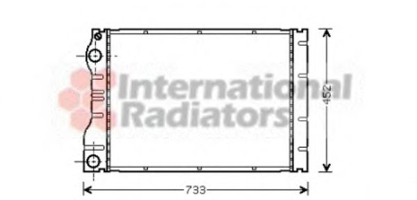 Imagine Radiator, racire motor VAN WEZEL 43002293