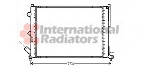 Imagine Radiator, racire motor VAN WEZEL 43002301