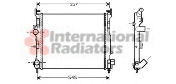 Imagine Radiator, racire motor VAN WEZEL 43002362