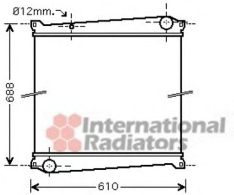 Imagine Radiator, racire motor VAN WEZEL 43002379