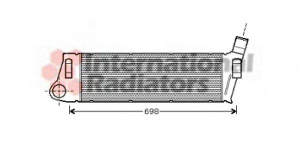 Imagine Intercooler, compresor VAN WEZEL 43004316