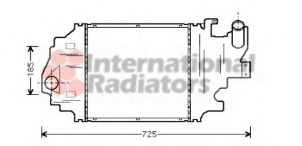 Imagine Intercooler, compresor VAN WEZEL 43004320