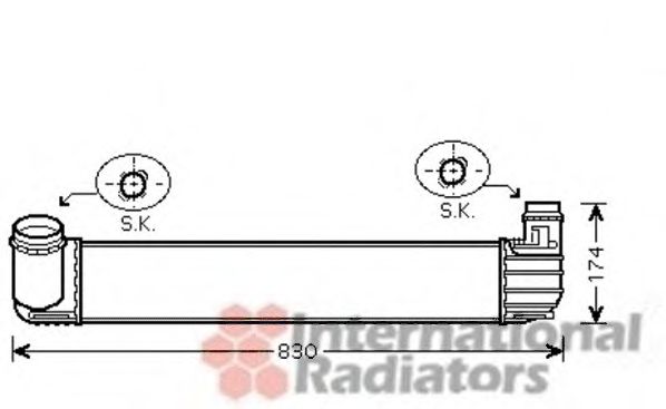 Imagine Intercooler, compresor VAN WEZEL 43004411