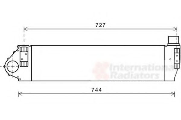 Imagine Intercooler, compresor VAN WEZEL 43004482