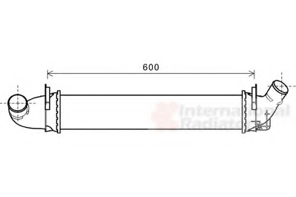 Imagine Intercooler, compresor VAN WEZEL 43004496