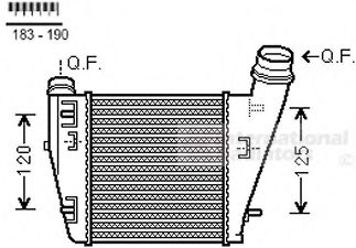 Imagine Intercooler, compresor VAN WEZEL 43004552