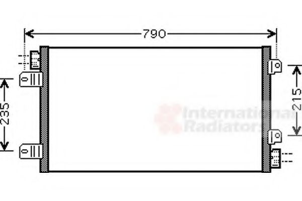 Imagine Condensator, climatizare VAN WEZEL 43005342