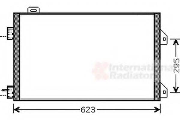 Imagine Condensator, climatizare VAN WEZEL 43005347