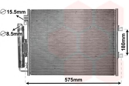 Imagine Condensator, climatizare VAN WEZEL 43005454