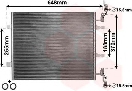 Imagine Condensator, climatizare VAN WEZEL 43005459