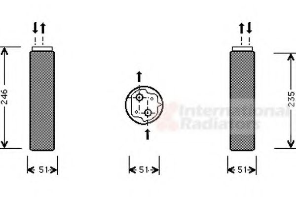 Imagine uscator,aer conditionat VAN WEZEL 4300D094