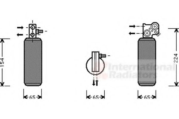 Imagine uscator,aer conditionat VAN WEZEL 4300D254