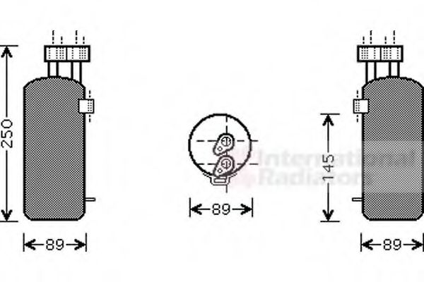 Imagine uscator,aer conditionat VAN WEZEL 4300D330