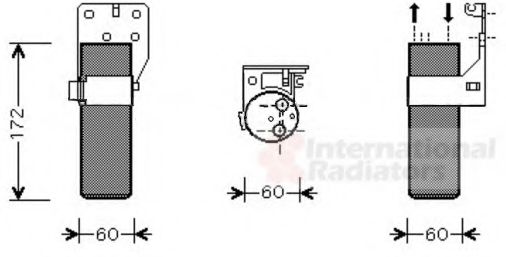 Imagine uscator,aer conditionat VAN WEZEL 4300D355