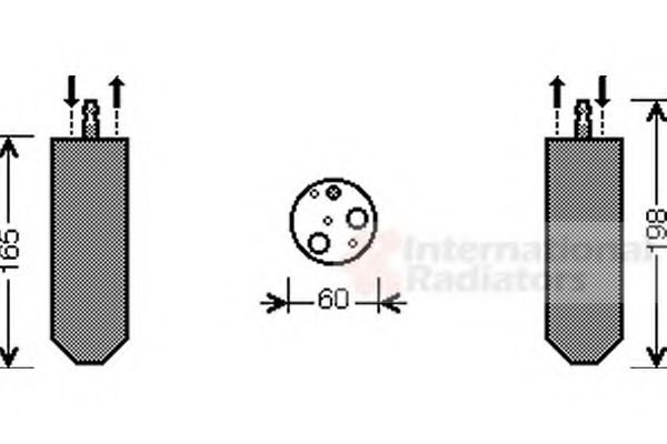 Imagine uscator,aer conditionat VAN WEZEL 4300D364