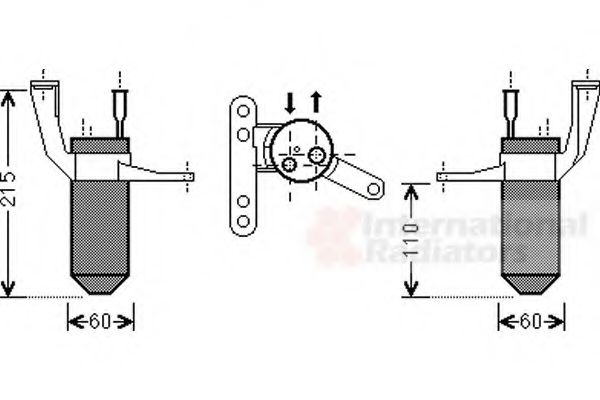 Imagine uscator,aer conditionat VAN WEZEL 4300D428