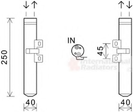 Imagine uscator,aer conditionat VAN WEZEL 4300D557