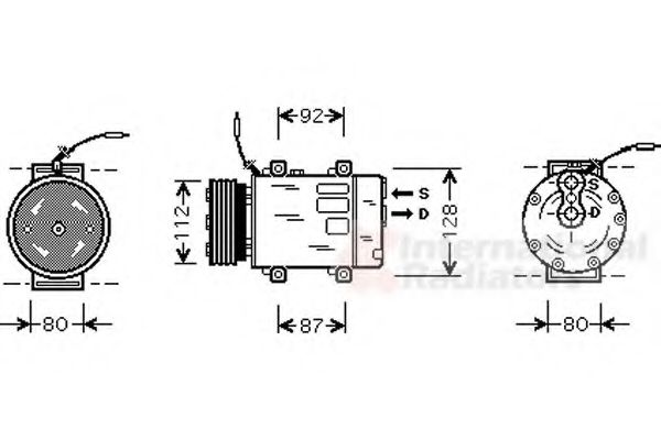 Imagine Compresor, climatizare VAN WEZEL 4300K286