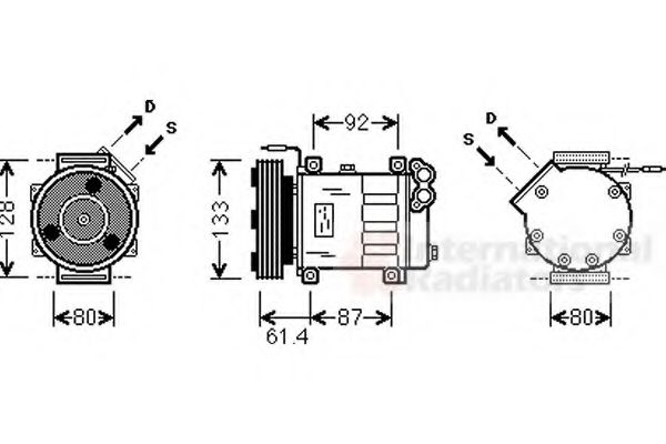 Imagine Compresor, climatizare VAN WEZEL 4300K424