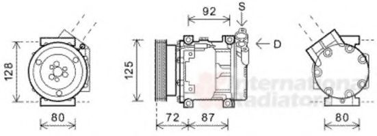 Imagine Compresor, climatizare VAN WEZEL 4300K468