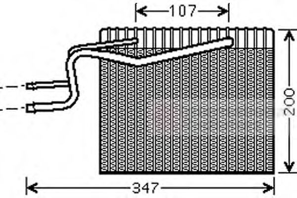 Imagine evaporator,aer conditionat VAN WEZEL 4300V365