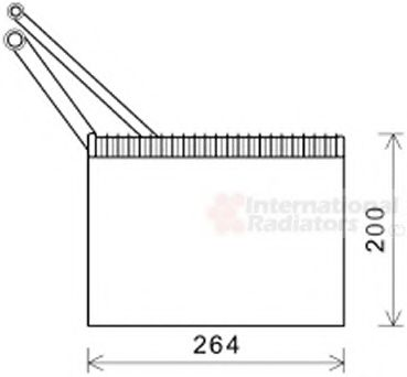 Imagine evaporator,aer conditionat VAN WEZEL 4300V562