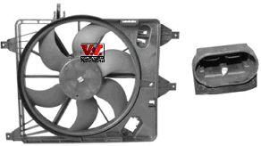 Imagine Ventilator, radiator VAN WEZEL 4341747