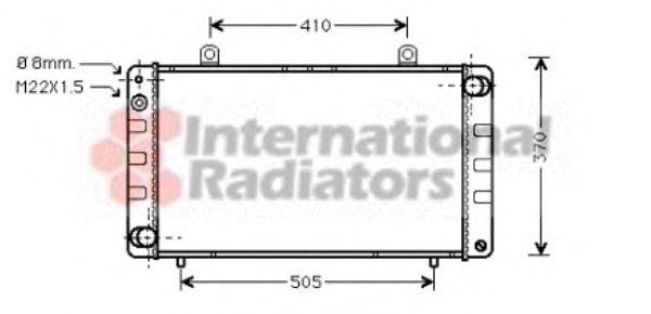 Imagine Radiator, racire motor VAN WEZEL 47002002