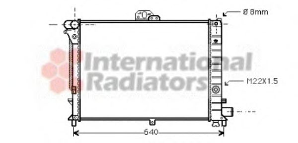 Imagine Radiator, racire motor VAN WEZEL 47002006