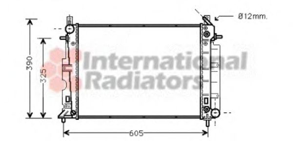 Imagine Radiator, racire motor VAN WEZEL 47002008