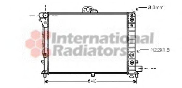 Imagine Radiator, racire motor VAN WEZEL 47002011