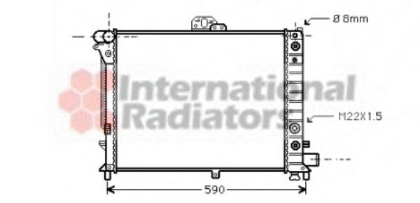 Imagine Radiator, racire motor VAN WEZEL 47002012