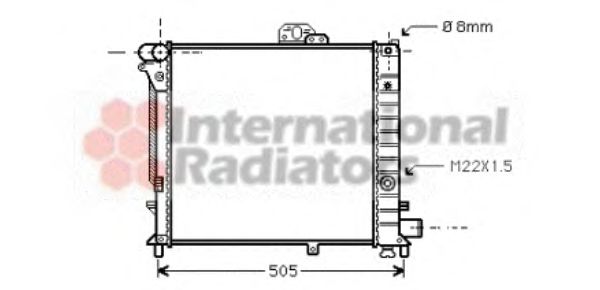 Imagine Radiator, racire motor VAN WEZEL 47002019