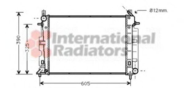 Imagine Radiator, racire motor VAN WEZEL 47002025