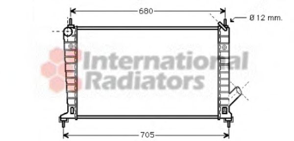 Imagine Radiator, racire motor VAN WEZEL 47002035