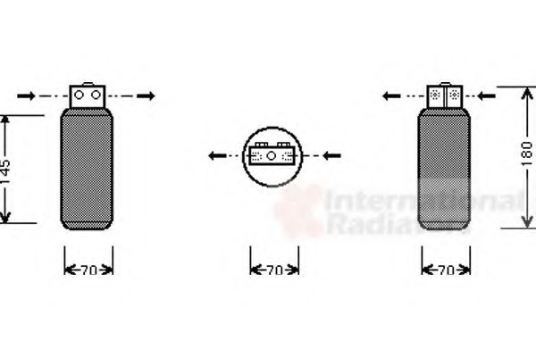 Imagine uscator,aer conditionat VAN WEZEL 4700D042